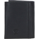 Versatile Ashwood Leather & Harris Tweed® Cloth RFID Secure Wallet Black/Green/Red: TW-17-07-BR