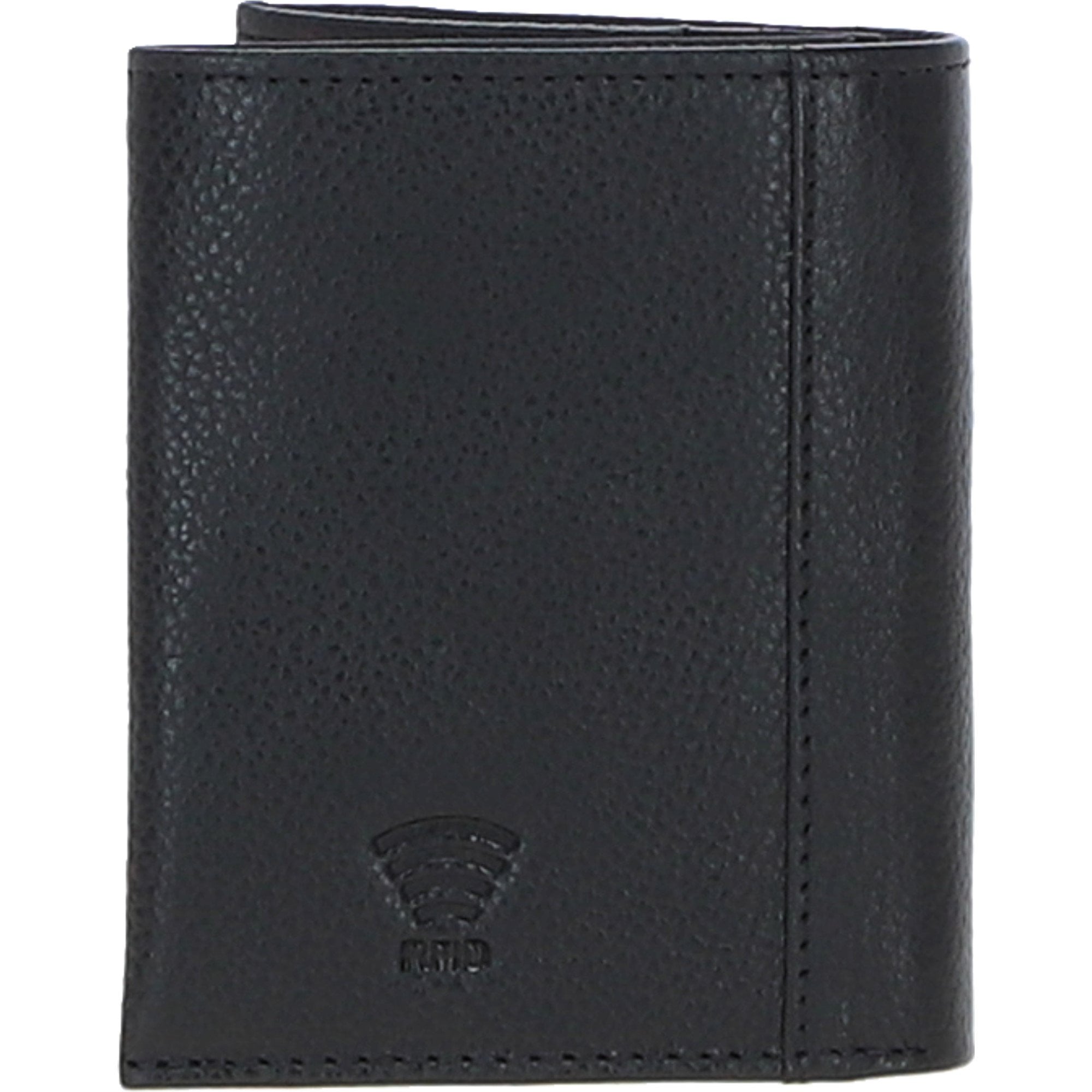 Versatile Ashwood Leather & Harris Tweed® Cloth RFID Secure Wallet Black/Green/Red: TW-17-07-BR