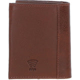 Versatile Ashwood Leather & Harris Tweed® Cloth RFID Secure Wallet Tan/Watch: TW-17-04-TW
