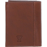 Versatile Ashwood Leather & Harris Tweed® Cloth RFID Secure Wallet Tan/Mcload: TW-17-02-TM