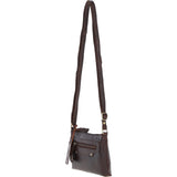 Ashwood Genuine Leather Crossbody Bag Brandy: G-15