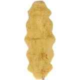 Ashwood Double Australian Sheepskin Rug Ochre