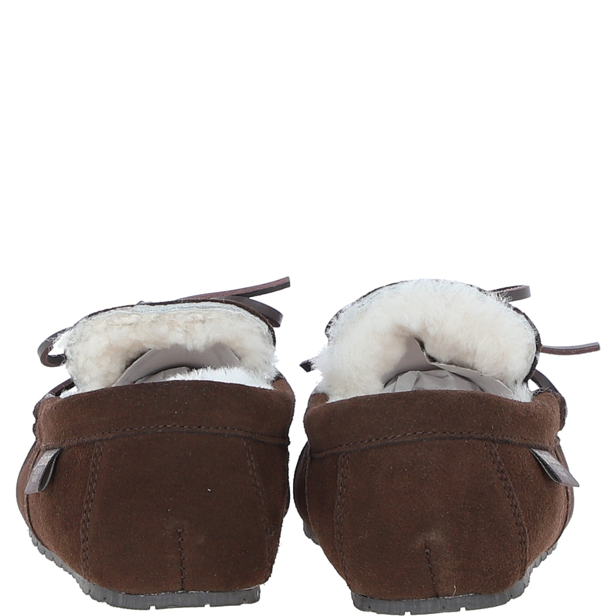 Fenland Classic Mens Suede Sheepskin Maverick Slippers Brown
