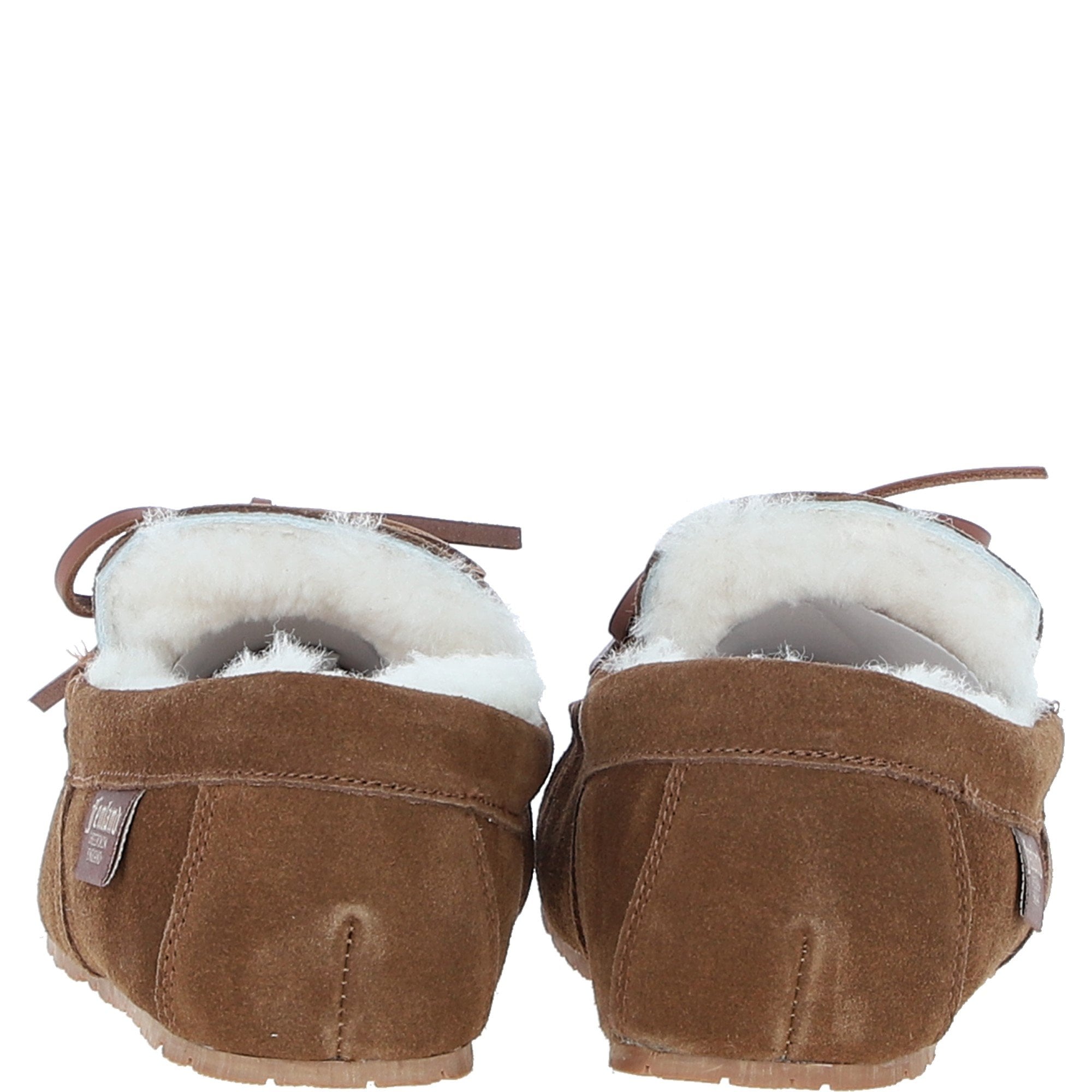 Fenland Classic Mens Suede Sheepskin Maverick Slippers Chestnut