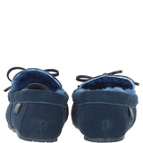 Fenland Classic Mens Suede Sheepskin Maverick Slippers Navy