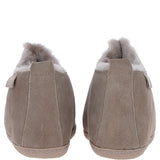 Fenland Classic Suede Sheepskin Bootie Slippers Taupe: DARWIN