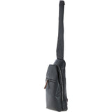 Exquisite Ashwood Leather Sling Bag Black: F-88