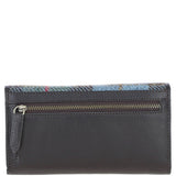 Exquisite Ashwood Leather & Harris Tweed® Cloth Twist-Lock Purse Brown/Mcload: TW-11-01-BM