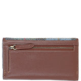 Exquisite Ashwood Leather & Harris Tweed® Cloth Twist-Lock Purse Tann/Mcload: TW-11-02-TM