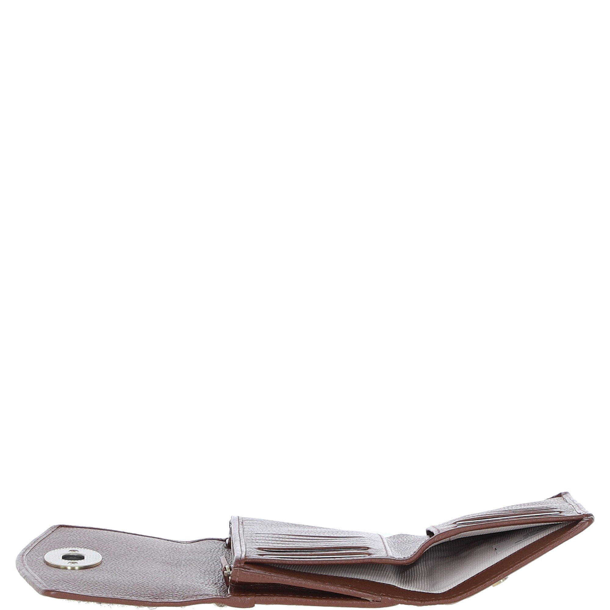 Exquisite Ashwood Leather & Harris Tweed® Cloth Twist-Lock Purse Tann/Mcload: TW-11-02-TM