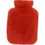 Natural Sheepskin Hot Water Bottle Cover Orange: WOOL WATER
