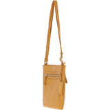 Ashwood Leather Crossbody Bag - Mustard: 63014/cb3