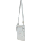 Ashwood Leather Crossbody Bag Ice Grey: CB-5