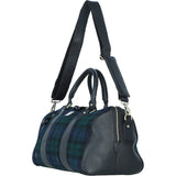 Ashwood Leather & Harris Tweed® Cloth Doctor Holdall Black/Watch: TW-46-03-BW