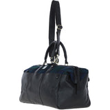 Ashwood Leather & Harris Tweed® Cloth Doctor Holdall Black/Watch: TW-42-03-BW