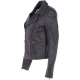 Ashwood Leather Biker Jacket Black Antique: AWL-622