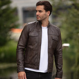 Leather Jacket Nevada Timber: 1895
