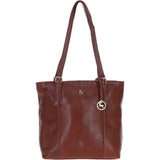 Ashwood Classic Leather Tote Bag Cognac: Evie