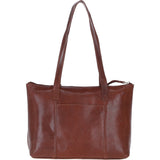 Ashwood Sleek Leather Tote Bag Cognac: Amelia
