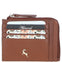 Ashwood Leather RFID Protected Purse with Zip Pocket 2 Tone Tan: 31800