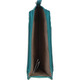 Ashwood Leather RFID Protected Purse with Zip Pocket Deep Lake: 31800