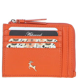 Ashwood Leather RFID Protected Purse with Zip Pocket Mandarin: 31800