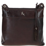 Stylish Ashwood Leather Crossbody Bag Brown: Ava