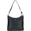 Chic Leather Shoulder Bag & Secure Zip Closure Black: Antrim