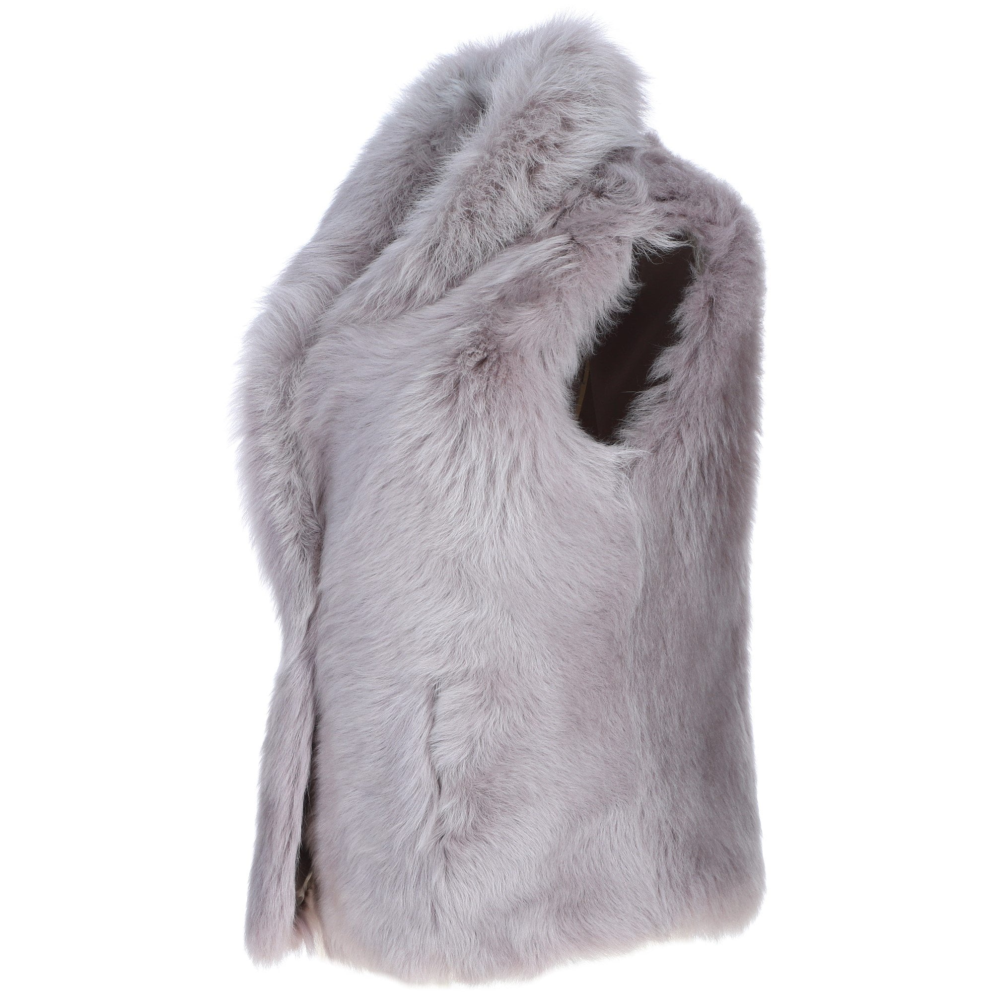 Ashwood Sheepskin Oversized Gilet Lilac: cc gillet