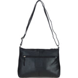 Ashwood Ladies Leather Shoulder Bag Black: AJ2