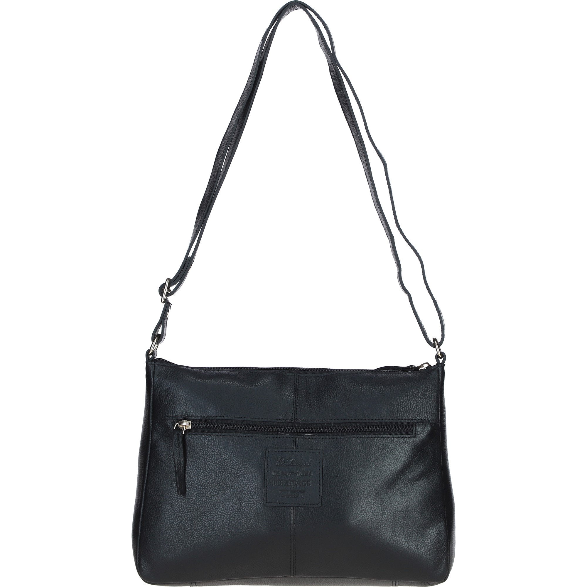 Ashwood Ladies Leather Shoulder Bag Black: AJ2