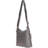 Ashwood Ladies Leather Shoulder Bag Taupe: AJ4