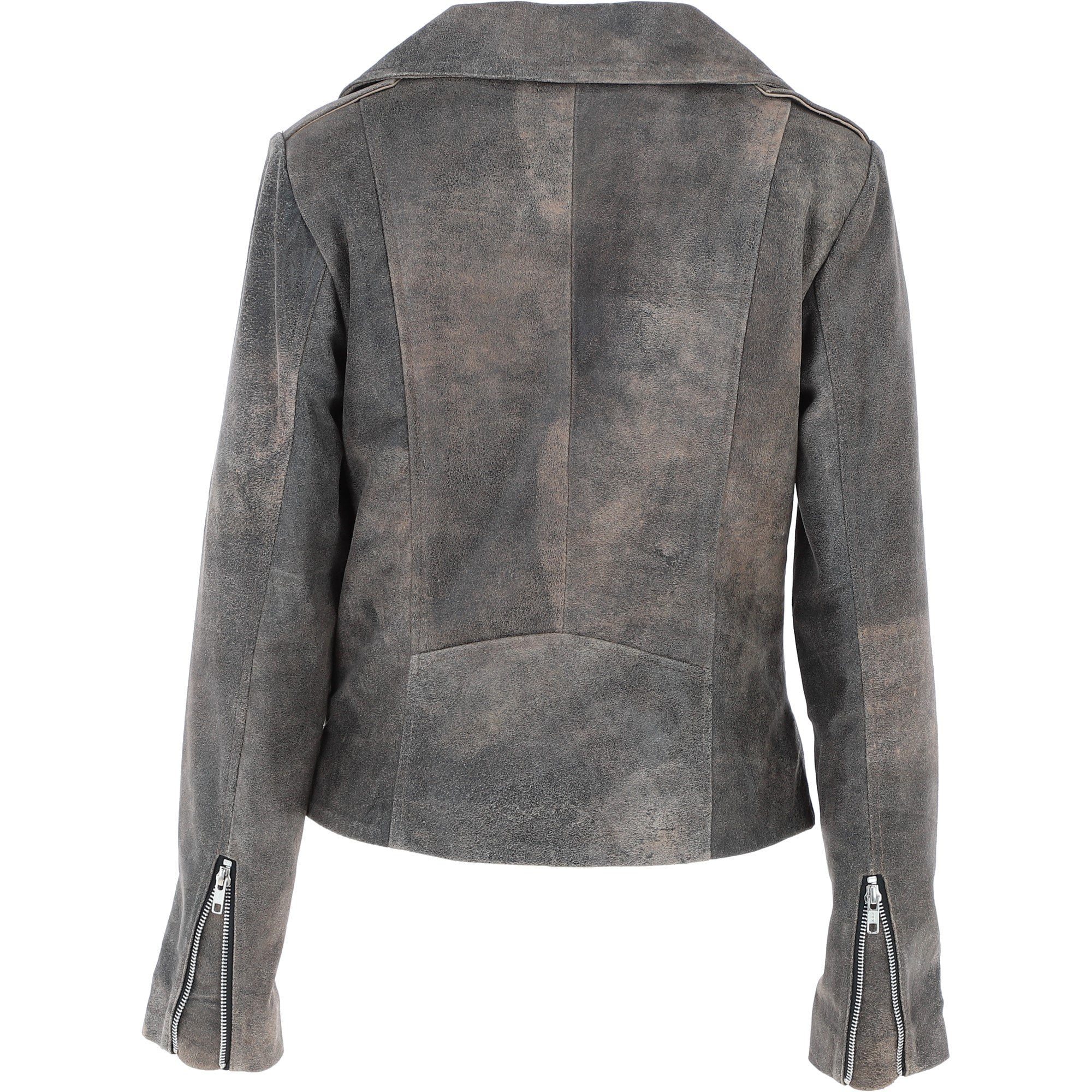 Exquisite Ashwood Leather Ladies Biker Jacket Antique: AWL-1881
