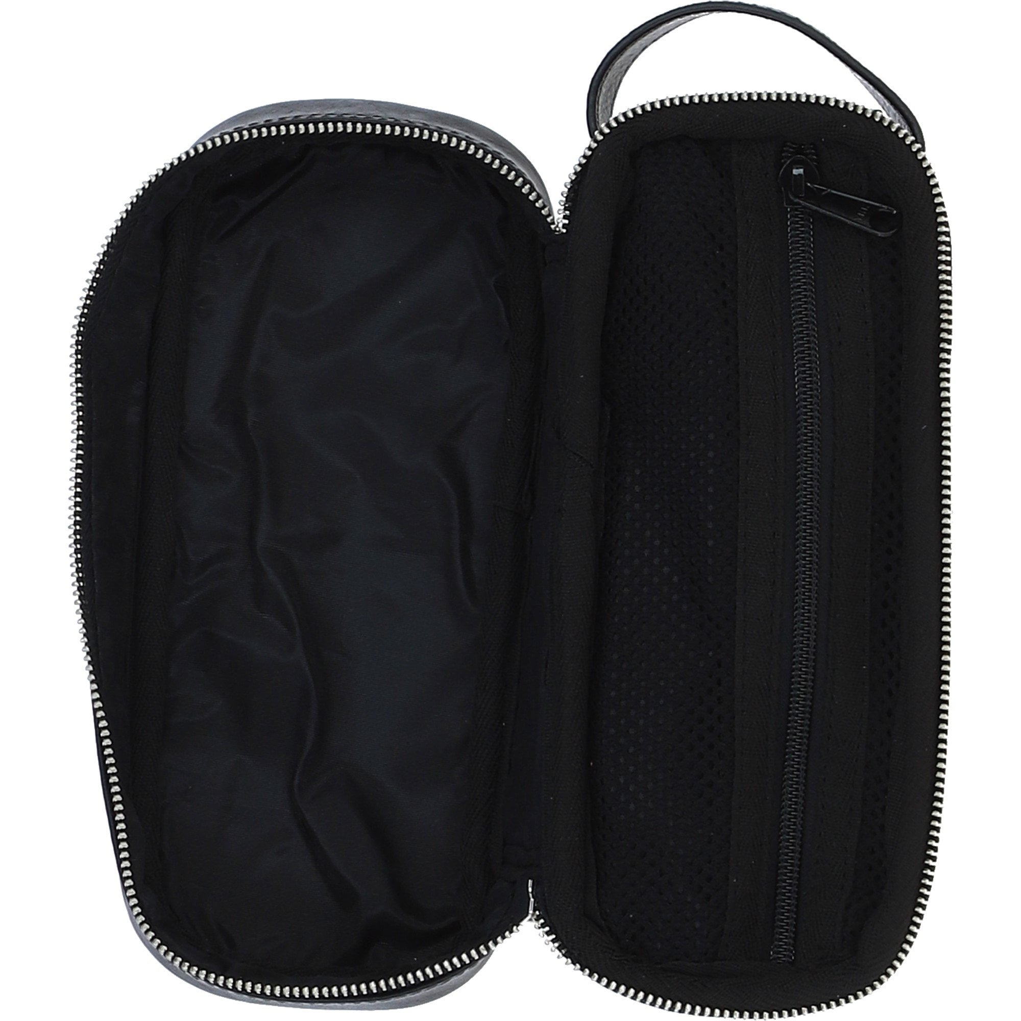 Ashwood Leather Men's Zip Washbag Black: PL-41