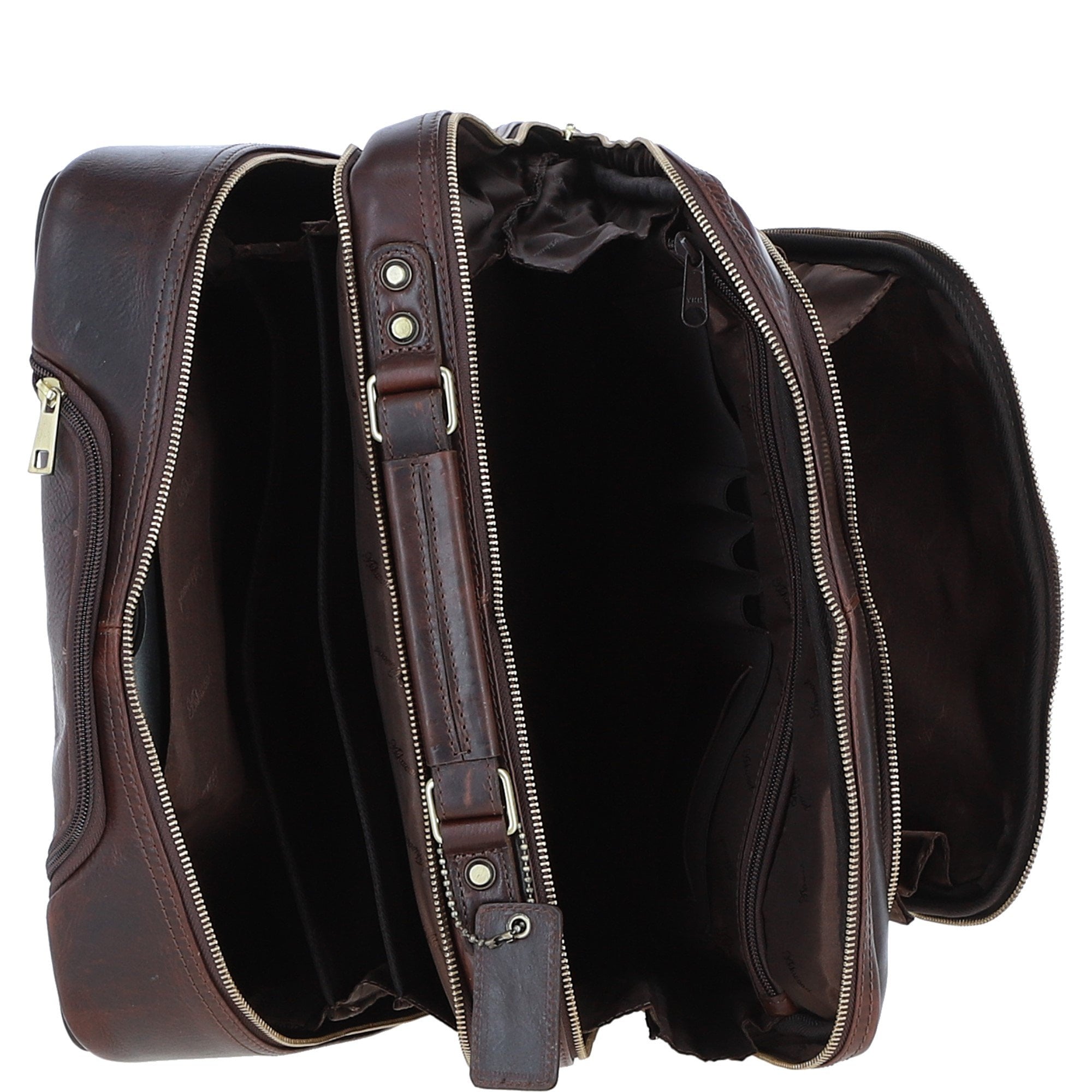 Ashwood Leather Business Trolley Bag Brown: PL-51