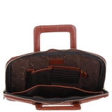 Ashwood Leather Mens Laptop Handle Bag Tan: PL-45