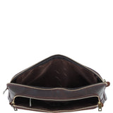 Ashwood Leather Mens Laptop Sleeves Bag Brown: PL-42