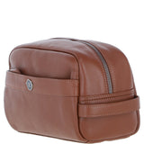 Brampton Leather Washbag Tan: 64407