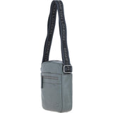 Brampton Leather Men's Crossbody Bag Grey: 64405