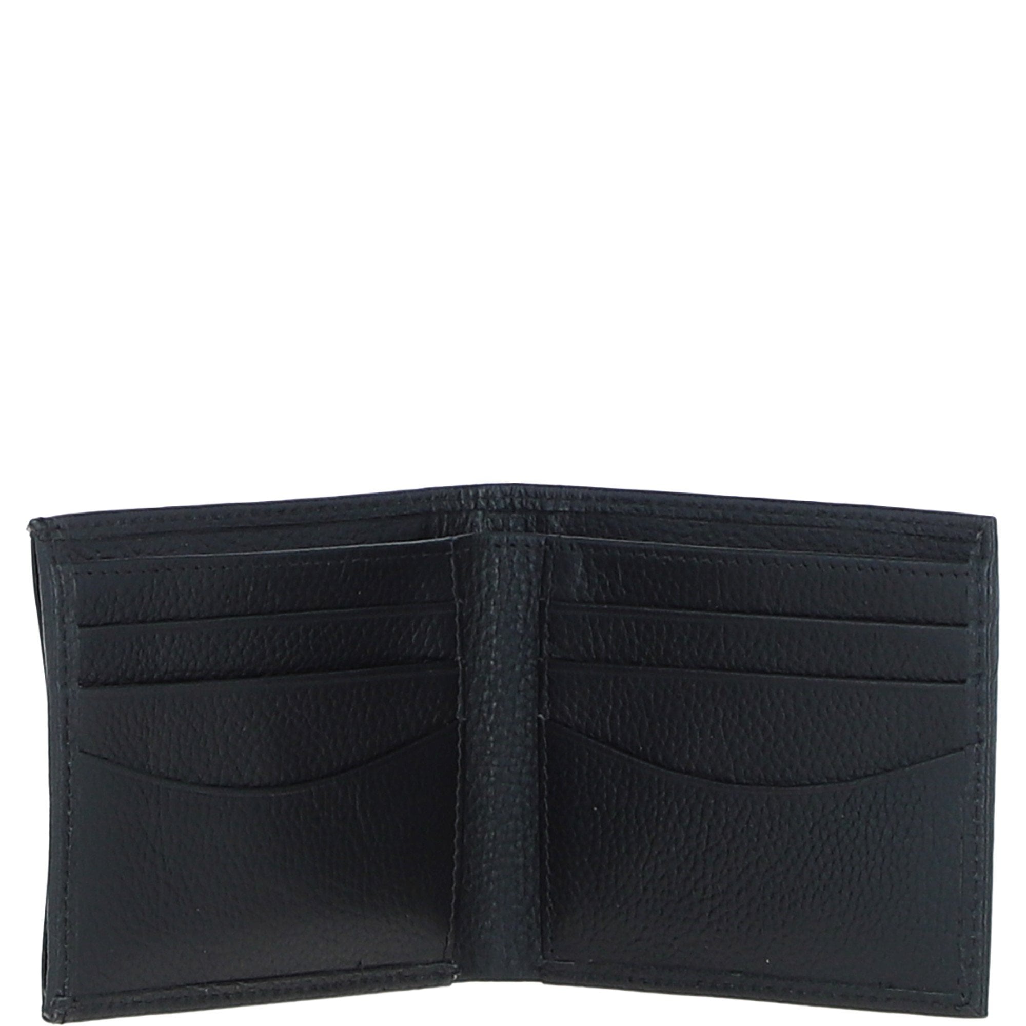 Leather Gift Set – Wallet, Card Holder & Key Ring Black: 31974