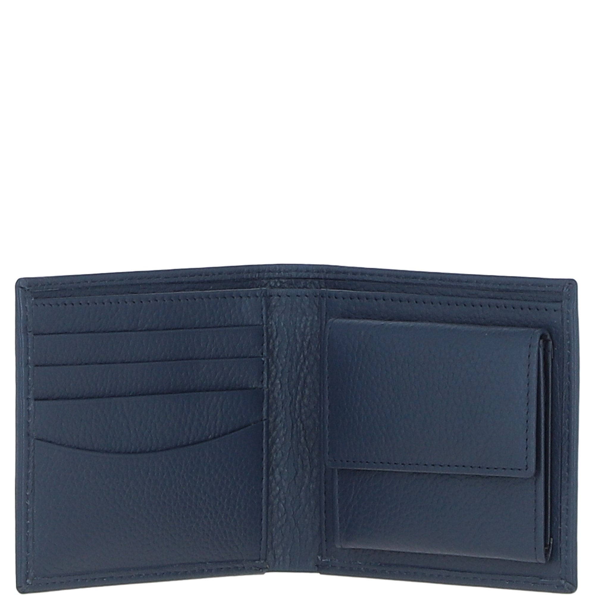 Brampton Men's Leather Wallet Navy: 31975