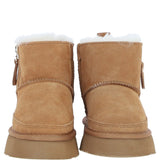 Fenland Ladies Sheepskin Boots Tan: Hetty-Boots