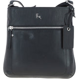 Ashwood Women's Leather Shoulder Bag Black: Edinburgh