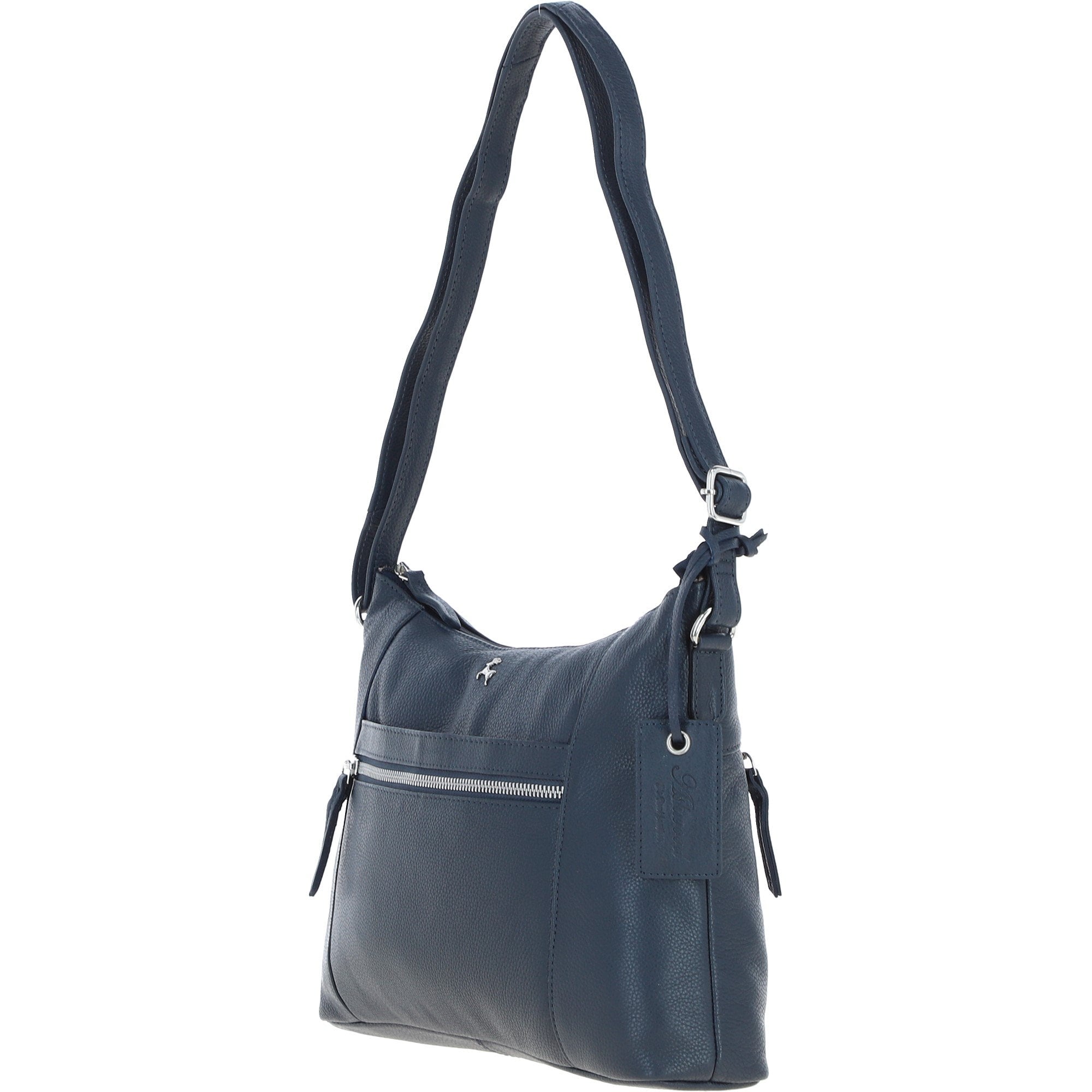Ashwood Leather Ladies Essential Crossbody Bag Navy: MI-09