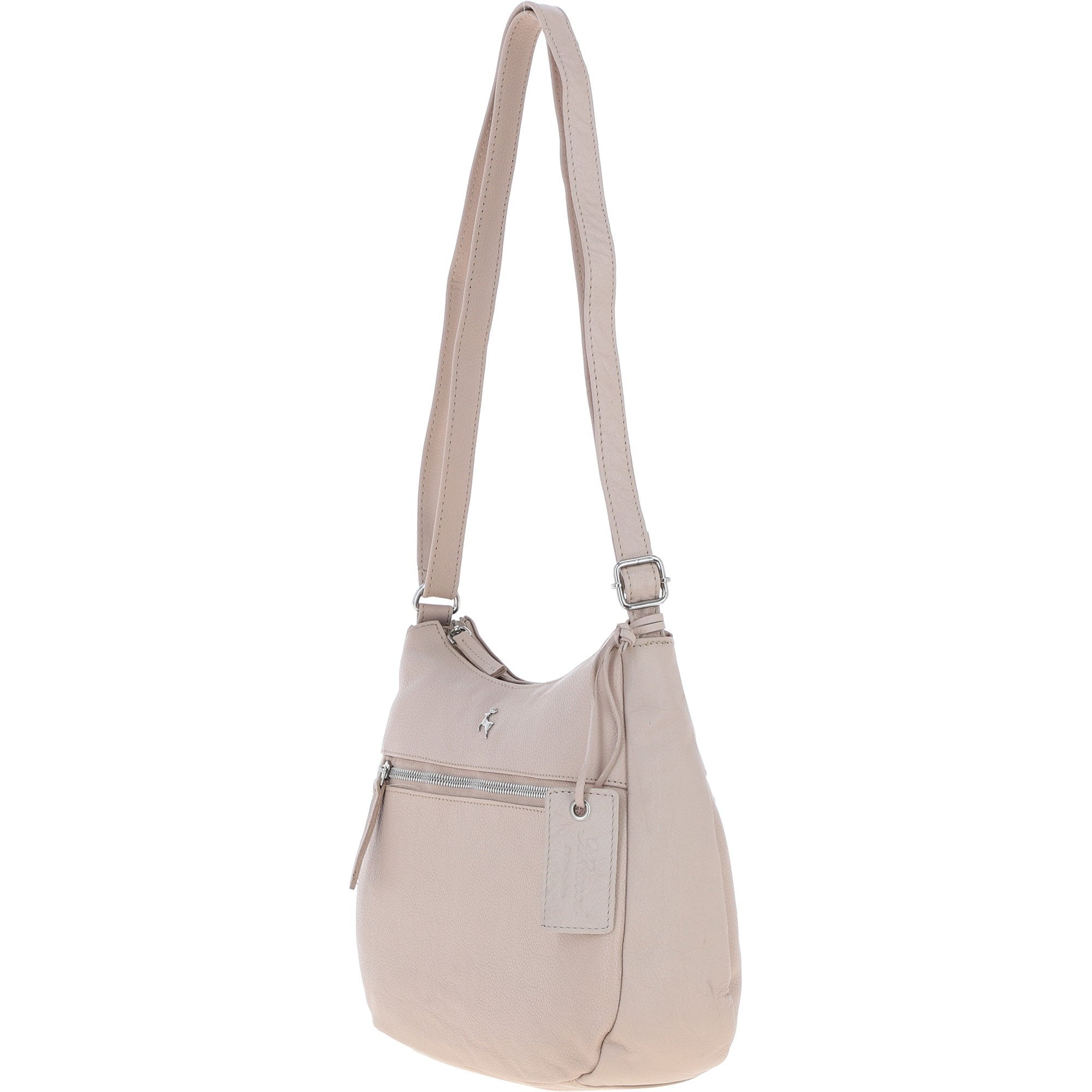 Ashwood Leather Ladies Hobo Shoulder Bag Mushroom: Shannon