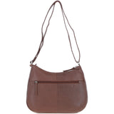 Ashwood Leather Ladies Hobo Shoulder Bag Cognac: Shannon