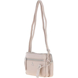 Ashwood Leather Crossbody X Shoulder Bag Mushroom: Sterling
