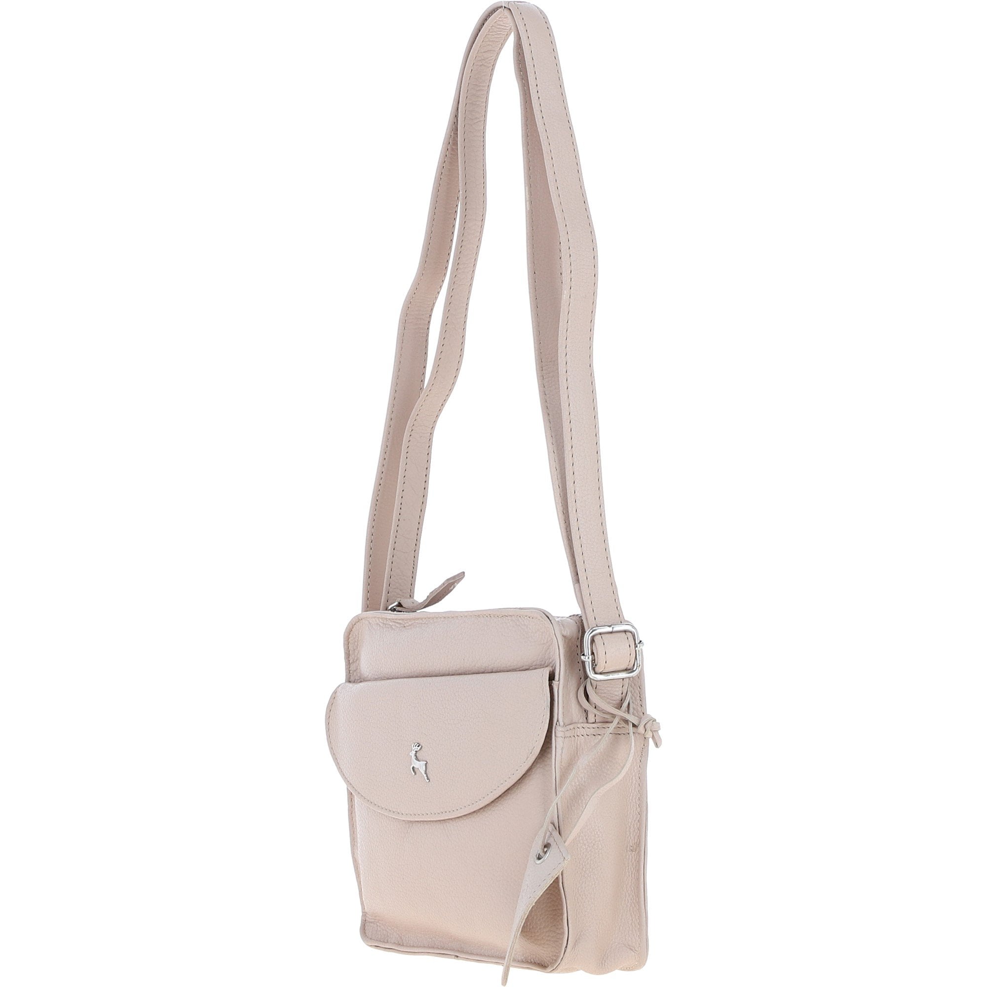 Ashwood Leather Ladies Crossbody Bag Mushroom: Glasgow