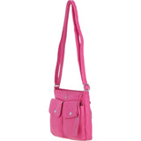 Adjustable Crossbody & Shoulder Bag Hot Pink: Cardiff