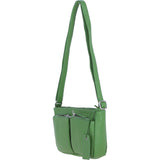 Ashwood Leather Crossbody Bag Fern: Iverness
